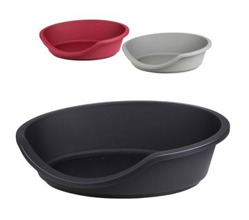 Lot De 2 Dogi Ferplast Lit En Plastique Panier De Lit Panier Pour Chien Chat Anti-derapant