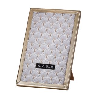 Cadre Photo Design Gold Home - L. 10 X L. 15 Cm - Doré