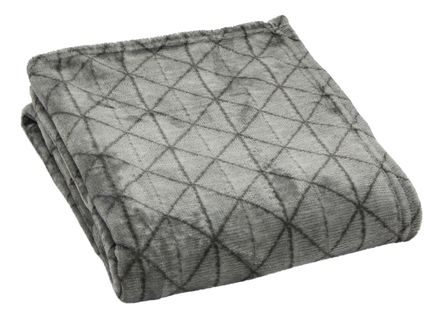 Plaid 130X160 cm SANTORINI Gris