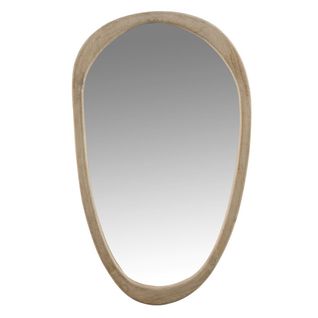 Miroir Mural En Bois "iregular" 83cm Naturel