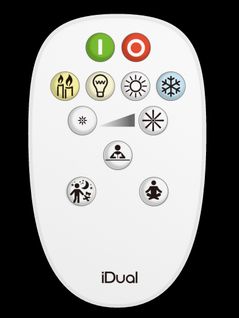 Télécommande deluxe iDual Blanc