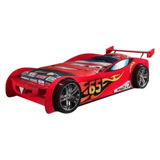 Lit Enfant Voiture "lemans" 90x200cm Rouge
