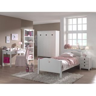 Chambre Complète Enfant 5p "amori" Blanc
