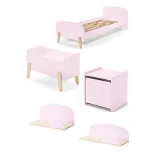 Chambre Complète Enfant 5p "kiddy" Rose