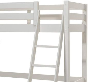 Lit Mezzanine Enfant "pino" 90x200cm Blanc