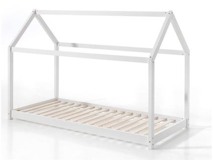 Lit Enfant Design "cabane" 90x200cm Blanc