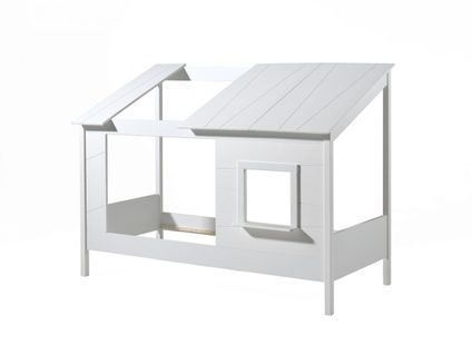 Lio Lit Cabane 90x200cm + Set De Rideaux + Lit Gigogne