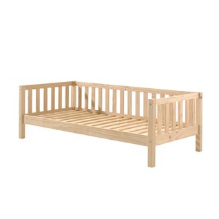 Lit Banquette 90x200 Sommier Inclus Fritz - Bois