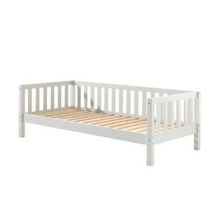 Lit Banquette 90x200 Sommier Inclus Fritz - Blanc