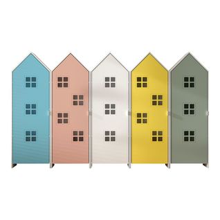 Pack - 4 Armoires Enfant "casami Bruges" 171cm Multicolore