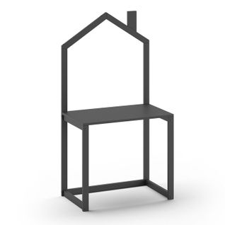 Bureau Enfant En Bois "dallas" 150cm Anthracite