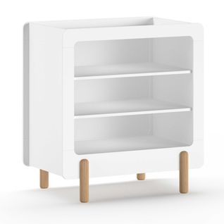 Table à Langer Smile - 88x57x95cm - Blanc/bois De Pin