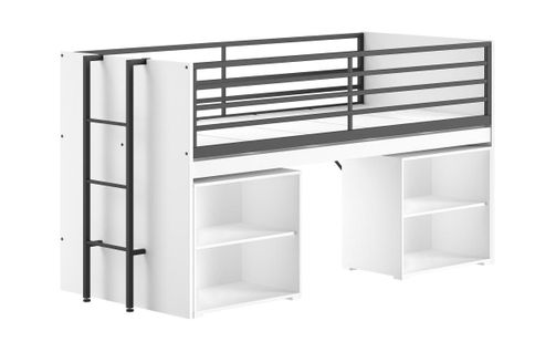 Lit Mi-haut 90x200 Sam Blanc
