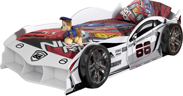 Lit Voiture Max 90x200cm - Blanc