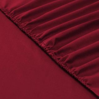 Vision Drap Housse 160x200 cm Rouge