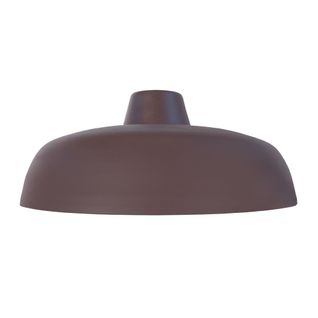 *abat-jour Tosel ,métal,marron,h13,2xd30xp30cm