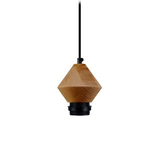 Pendel  Tosel ,bois,foncé ,h80xd10xp12cm