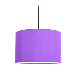 Suspension Tosel ,tissu,violet ,h78xd30xp30cm