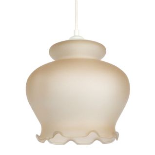 *suspension Tosel ,verre,polis,h80xd20xp20cm