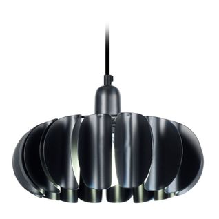 Suspension Tosel ,métal,noir ,h 77xd 30x P 30cm