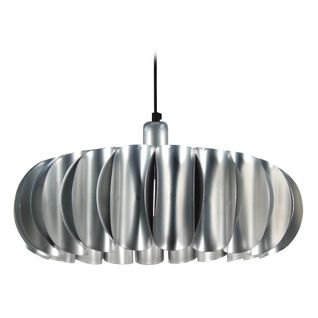 Suspension Tosel ,métal,aluminium,h80xd 40x P 40cm