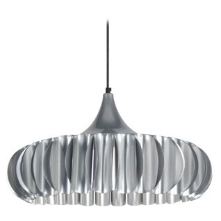 Suspension Tosel ,métal,aluminium, H 80xd40x P 40cm