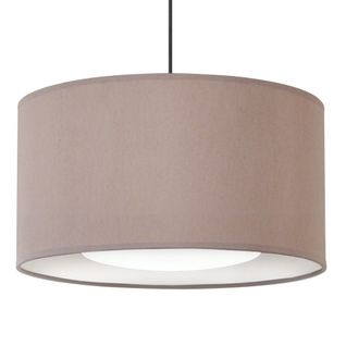 Suspension Tosel ,tissu,noir ,h80xd35xp35cm