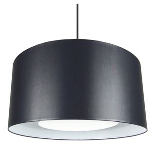Suspension Tosel ,tissu,noir ,h80xd35xp35cm