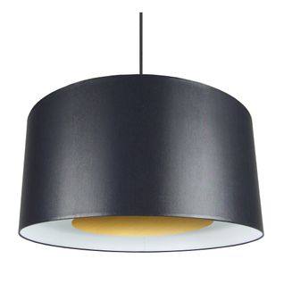 Suspension Tosel ,tissu,noir ,h80xd35xp 35cm