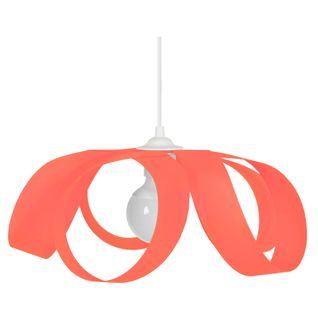 Suspension Tosel ,métal,rose , H78xd30xp30cm