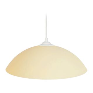*suspension Tosel ,métal,crème ,h68xd30xp30cm
