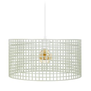 Suspension Liseron Ronde Métal  Vert Pastel D45xp45xh84  Cm