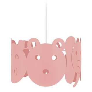 Suspension D'enfant Tosel ,métal,rose ,h75xd30xp30cm