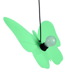 Suspension Borboleta Ronde Métal  Vert D29xp29xh90  Cm