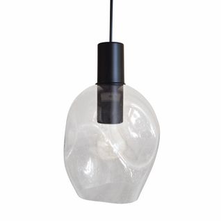 Suspension Tosel ,métal,transparent ,h100xd20xp20 Cm