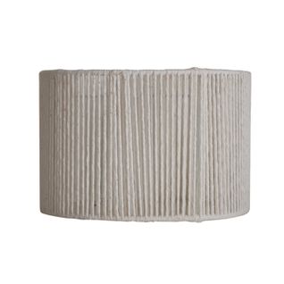 *suspension Tosel ,métal,fibre ,blanc,h99xd60xp60cm