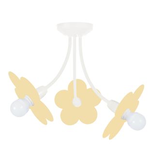 Lustre D'enfant  Tosel ,métal,blanc   , H 40xd50xp50cm