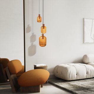 Lustre Tosel ,métal,jaune ,h 100x D60xp60cm