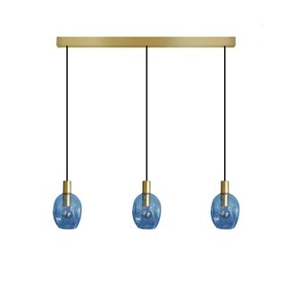 Lustre Tosel ,métal,añil,h100x D 20x P 60cm