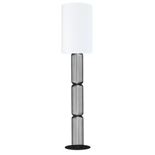 Lampadaire Tosel ,métal,noir ,h155xd30xp30cm