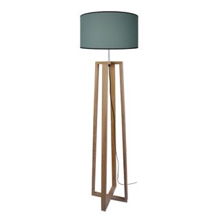 Lampadaire Tosel ,bois,naturel,h155xd40xp40 Cm