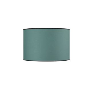 *abat-jour Tosel ,tissu,vert,h17xd25xp25cm