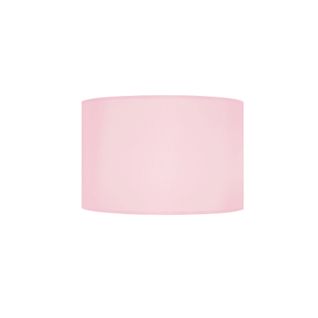 *abat-jour Tosel ,tissu,rose,h17xd25xp25cm