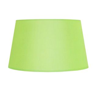 Abat-jour Tosel ,tissu,vert ,h30xd40xp50 Cm