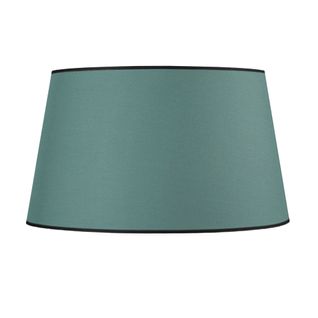 Abat-jour Tosel ,tissu,vert ,h30xd40xp50cm