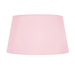 Abat-jour Tosel ,tissu,rose ,h30xd40xp50cm
