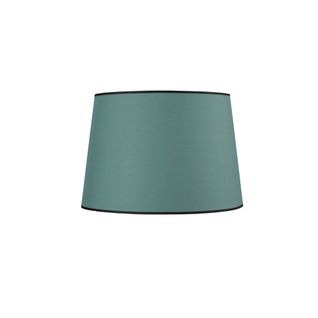 *abat-jour Tosel ,tissu,vert,h18xd20xp25cm