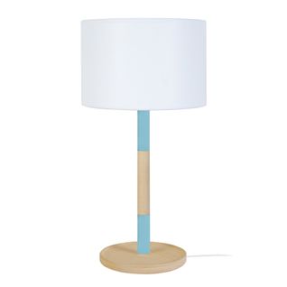 Lampe D'enfant Tosel ,bois,naturel,h45xd25x P 25cm