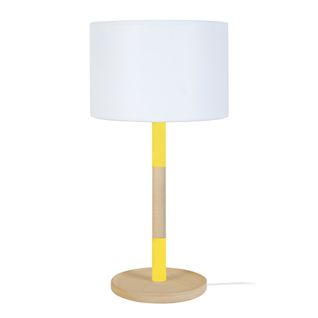 Lampe D'enfant Tosel ,bois,naturel ,h45xd25xp25cm