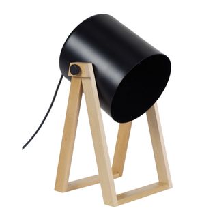 Lampe De Bureau Tosel ,bois,naturel,h30xd20xp16cm